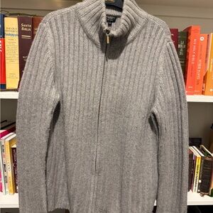Talbots Light Gray Cashmere Sweater